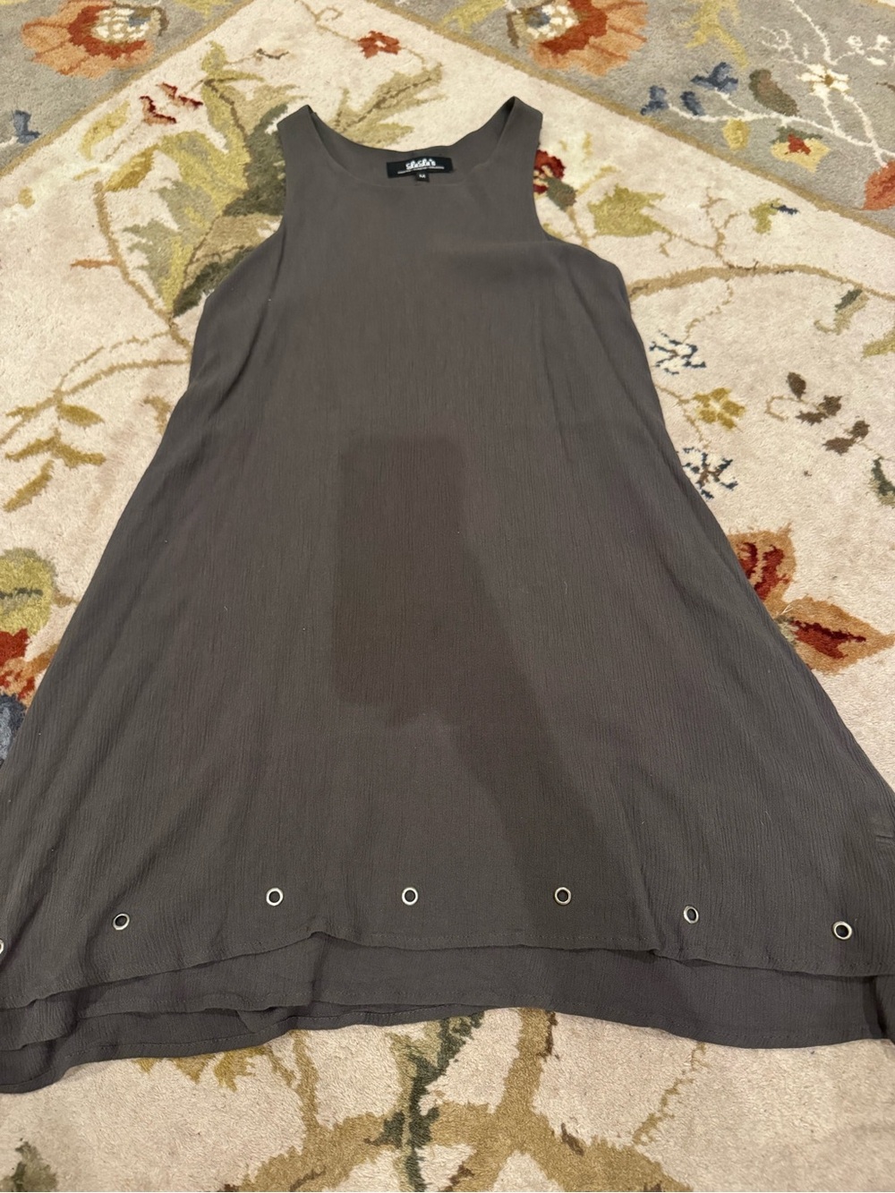 Lulus Olive Mini Dress with Hem Grommets Size Medium
